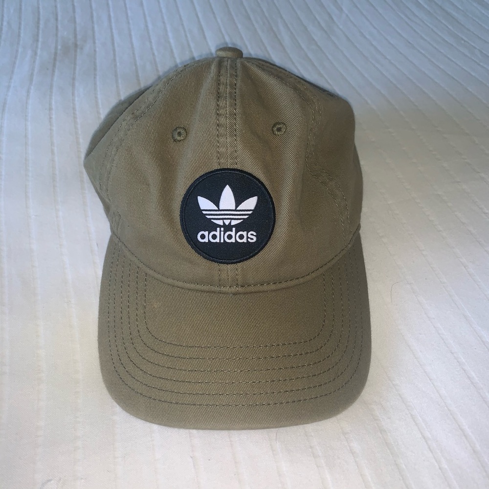 Adidas hat, olive green!